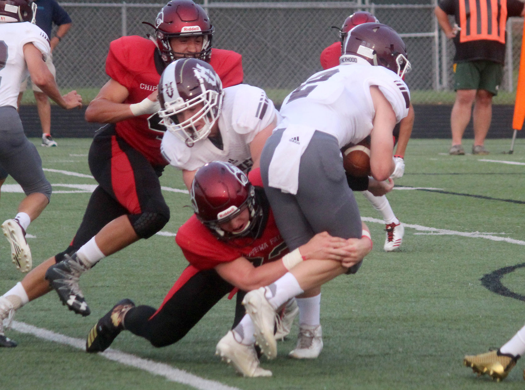 Holmen at Chi-Hi football 8-17-18
